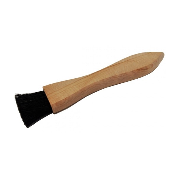 2 x 6 Row Horsehair Bristle and Wood Handle Applicator Brush, PK12